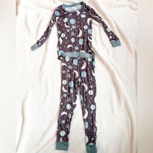 Little Sleepies 2 Piece PJs - 3T Moon & Space print